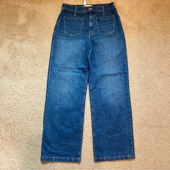 Madewell The Perfect Vintage Wide Leg Crop Jeans - Picture 2 of 10